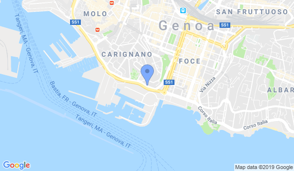 Bujinkan Dojo Genova location Map