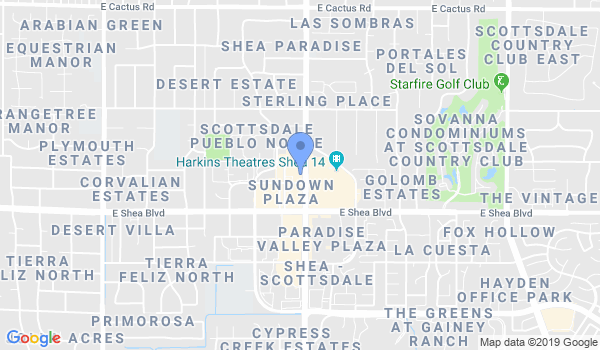 Burch's Karate location Map