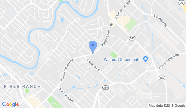 Cajun Karate location Map