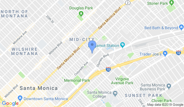 California Karate Club location Map