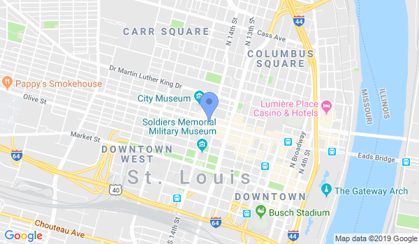 Capoeira Brasil of St Louis location Map
