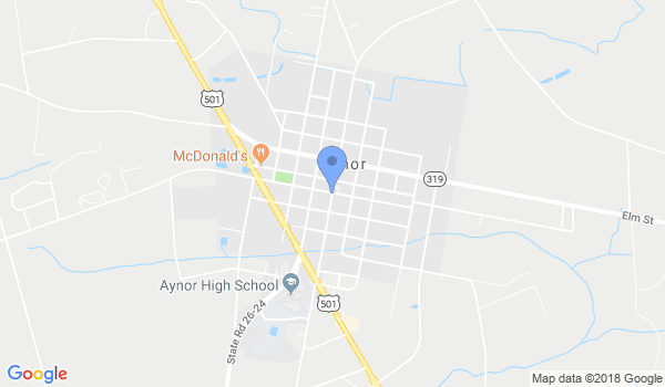 Carolina Martial Arts location Map