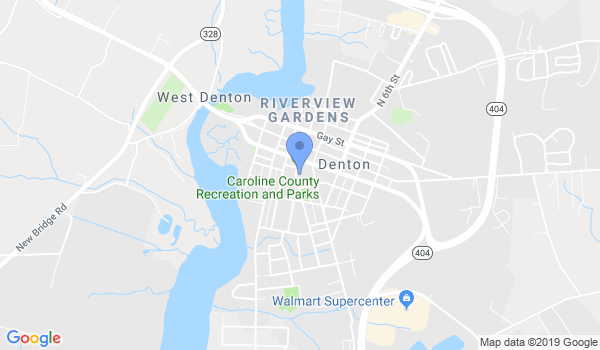 Caroline County Karate AJKA-MD location Map