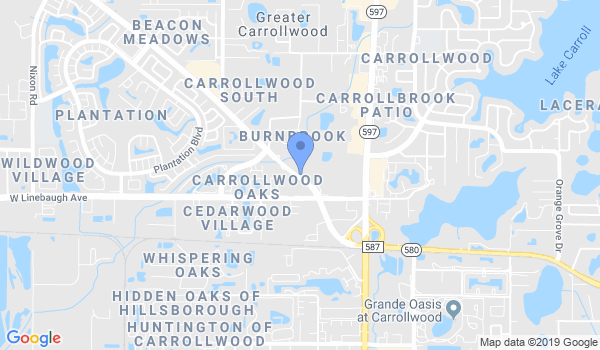 Carrollwood Blackbelt location Map