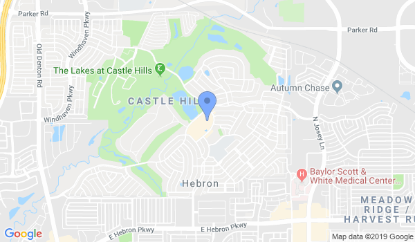 Castle Hills Taekwondo America location Map
