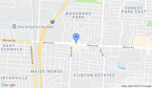 Central Ohio Tae Kwon DO location Map