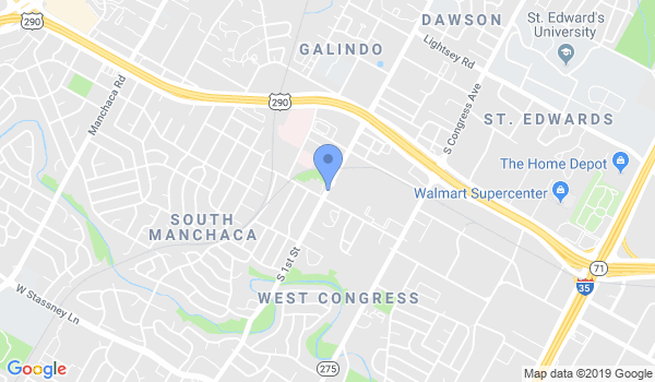 Central Texas Kung Fu Exchange location Map