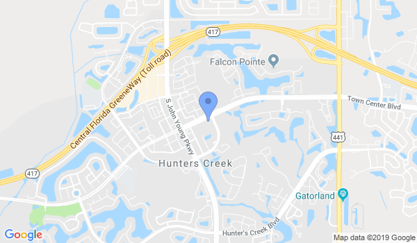 Central FL Karate Academy location Map