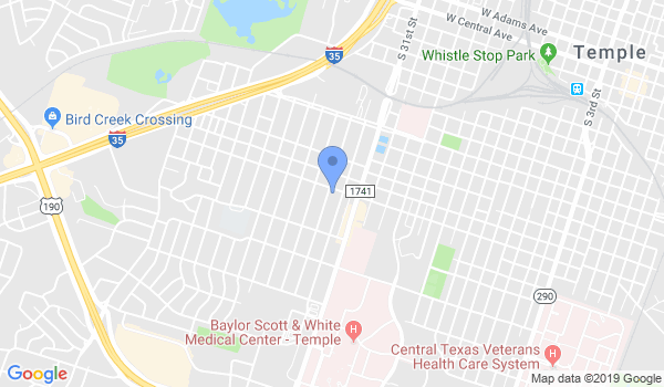 Central Texas Tae Kwon Do location Map