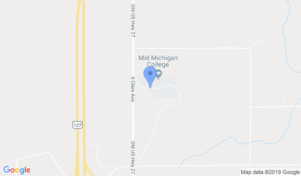 Central Michigan Karate-Mid Campus Harrison location Map