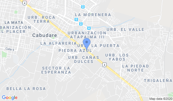 Centro de Artes Marciales Dojo Tode Jutsu Venezuela location Map