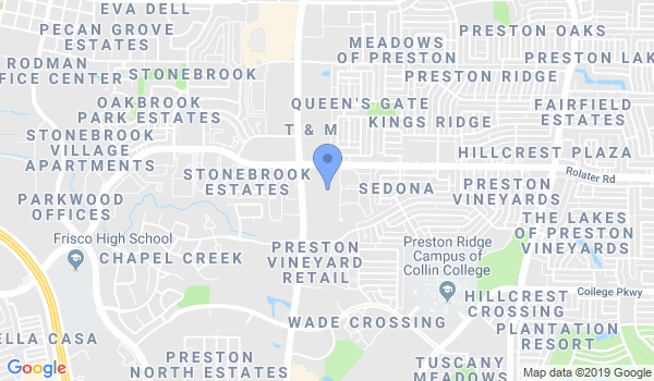 Championship Martial Arts - Frisco location Map