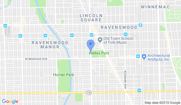 Chicago Wushu Guan location Map