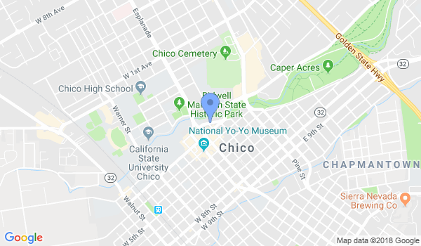 Chico Kodenkan Jujitsu Flume location Map