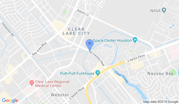 Clear Lake Kickboxing Academy location Map