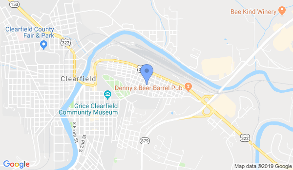 Clearfield Tang Soo Do location Map