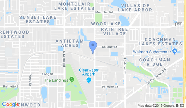 Clearwater Boxing Center location Map