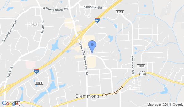 Clemmons Family Martial Arts location Map