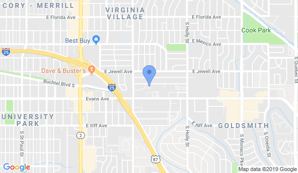Colorado Brazilian Jiu-Jitsu location Map