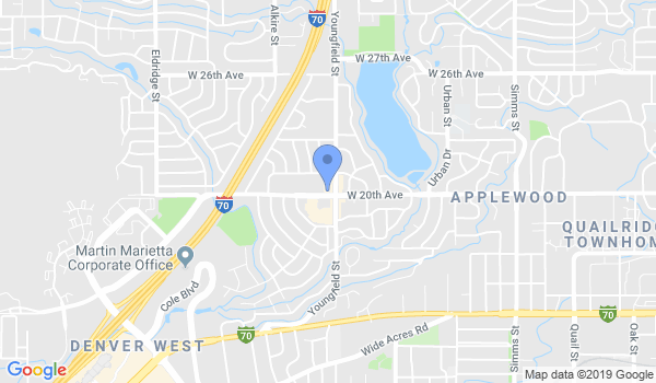 Colorado Taekwondo Institute location Map
