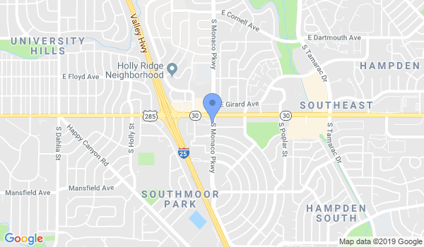 Colorado Budokan location Map