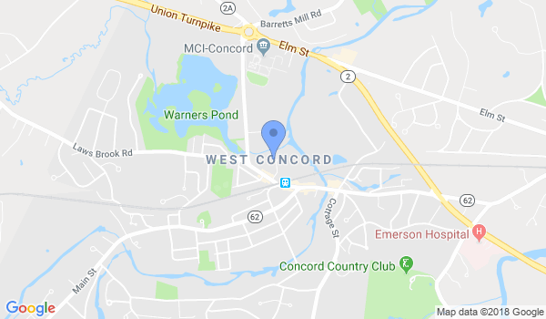 Concord School of Taekwon-DO location Map