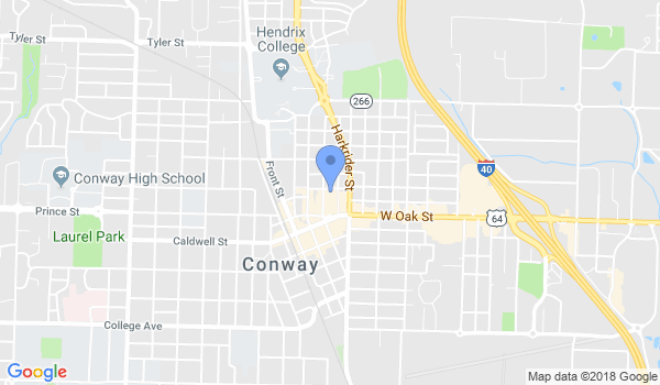 Conway Martial Arts location Map