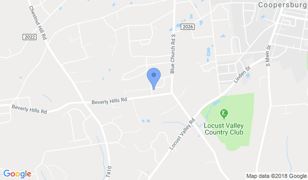 Coopersburg Karate Academy location Map