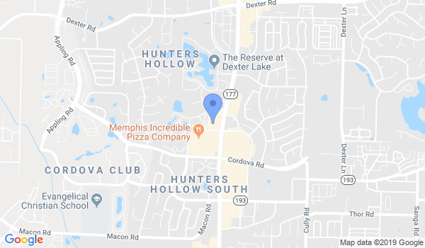 Cordova Martial Arts Inc location Map