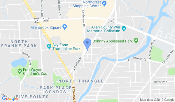 Cunningham's Fort Wayne Tae location Map
