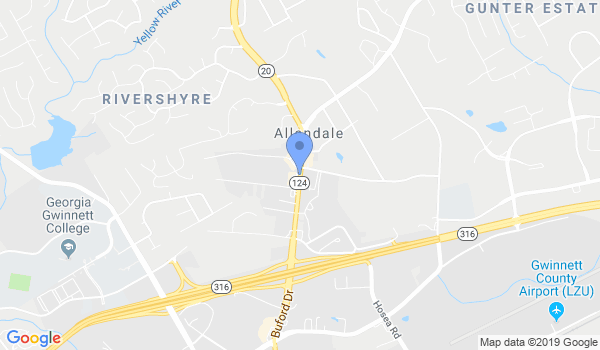 ATA Karate Atlanta location Map