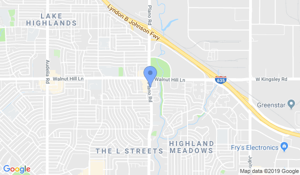 Dallas Academy of Martial Arts location Map