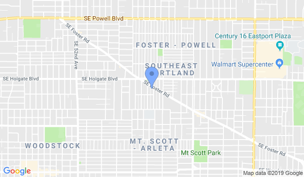 Dave Fricks Karate location Map
