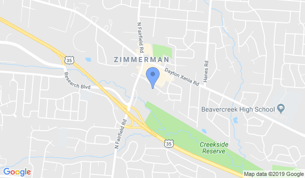 Dayton Mixed Martial Arts Academy location Map