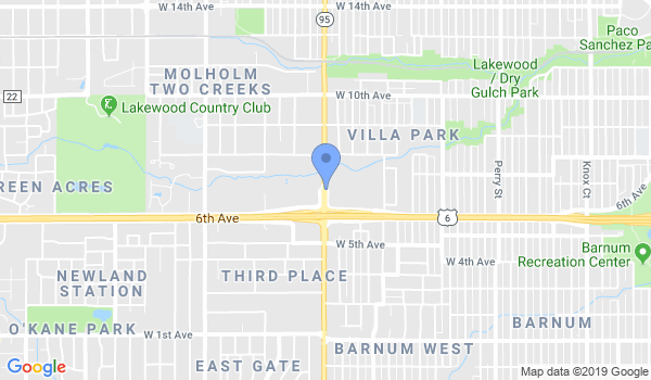 Denver Dojo of Ninjutsu location Map
