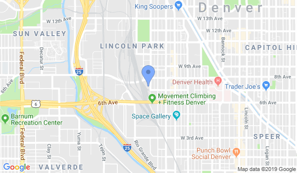 Denver Judo location Map