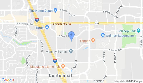 Wing Chun Denver location Map