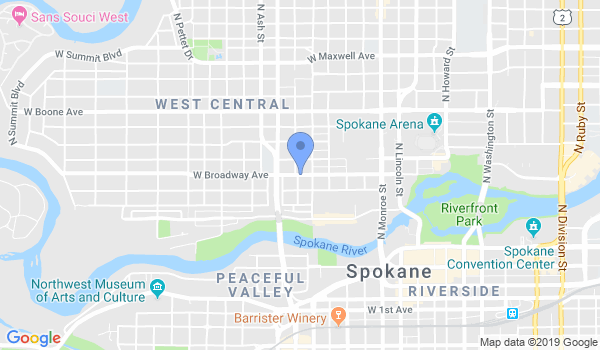 Karatedo Doshinkan North Spokane Branch location Map