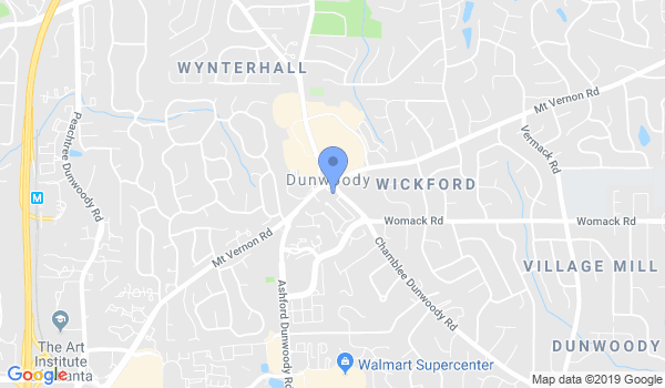 Dunwoody World Class Karate location Map