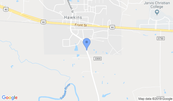 East Texas Martial Arts / Hawkins Tae Kwon Do Academy location Map