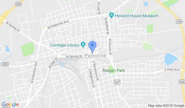 East Texas Aikido location Map