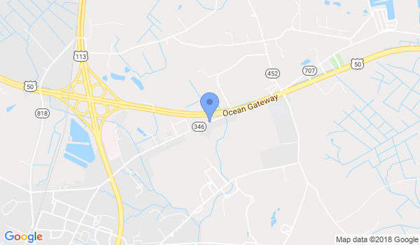 Eastern Shore Karate Academy location Map