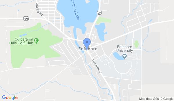 Edinboro Family Martial Arts Center location Map