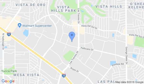 El Paso Aikido Aikikai location Map