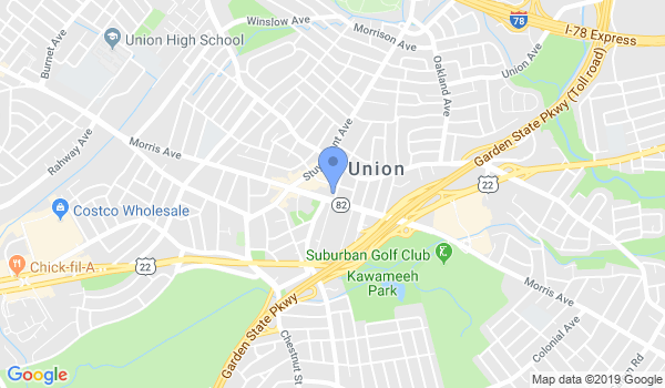 Enshin Kaikan New Jersey location Map