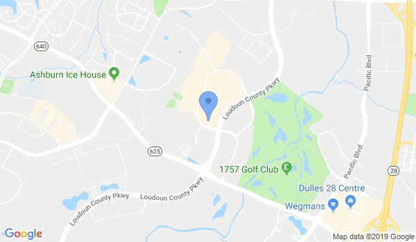 Enshin Karate Ashburn location Map