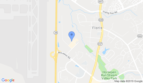 Fairfax Jiu Jitsu location Map