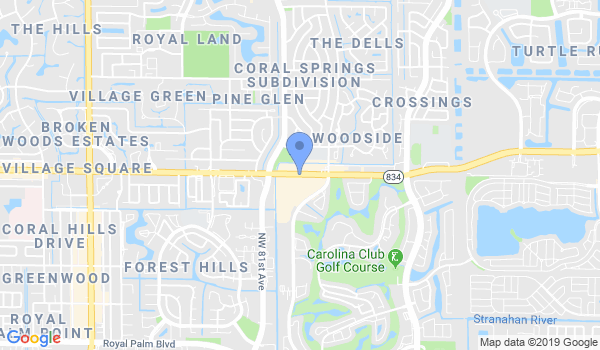 Fight Sports Coral Springs JIU Jitsu, Mixed Martial Arts & Self Defence location Map