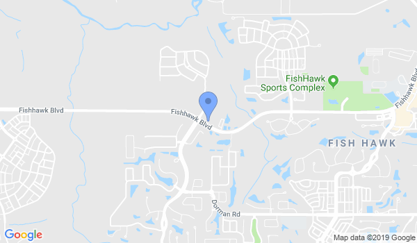 Fishhawk Martial Arts Academy location Map