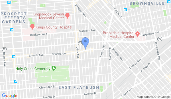 Flatbush Shotokan Karate Dojo location Map
